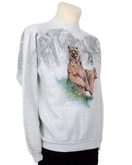 Vintage-Pullover – Weihnachtspullover mit Bären für Herren