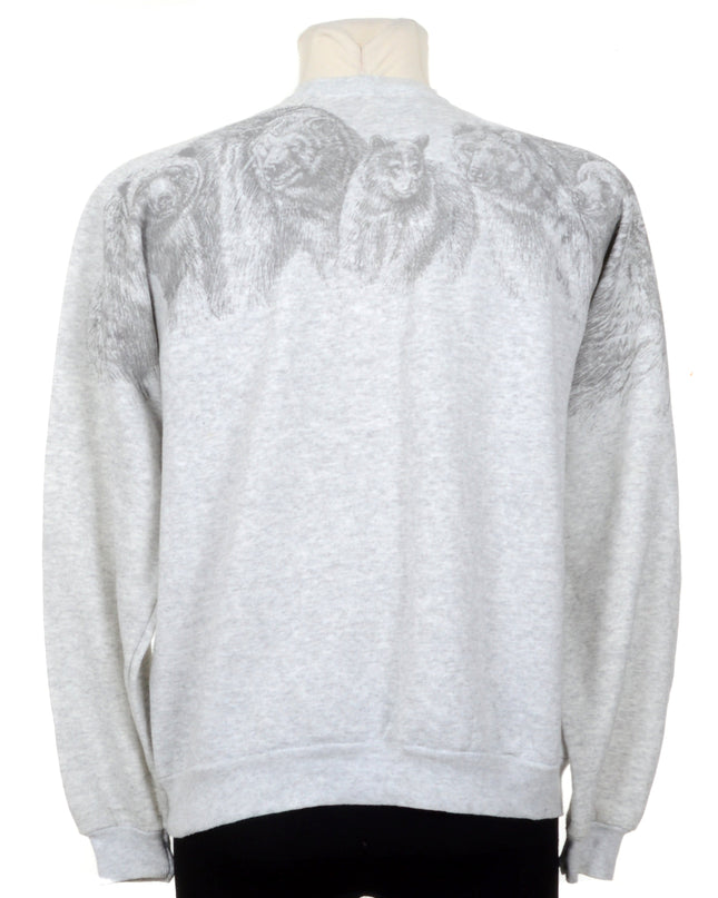 Vintage-Pullover – Weihnachtspullover mit Bären für Herren