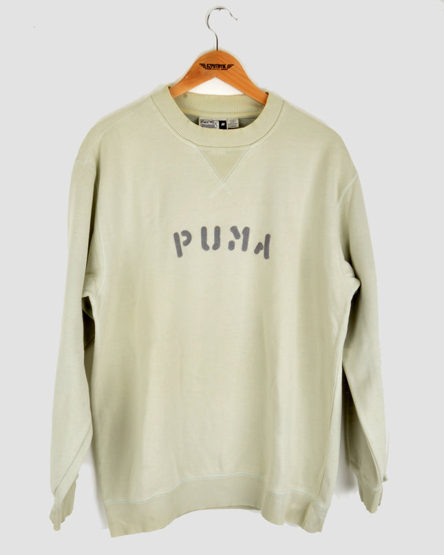Vintage-Pullover – Puma | Creme | Limitierte Weihnachtskollektion