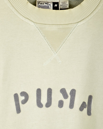 Vintage-Pullover – Puma | Creme | Limitierte Weihnachtskollektion