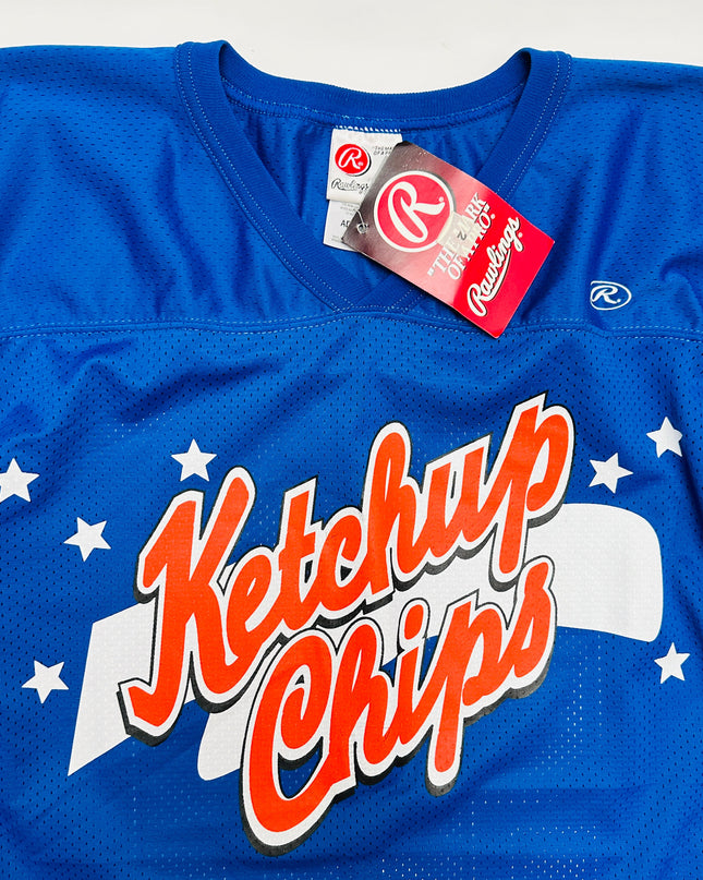Vintage-Trikot mit Ketchup-Chips-Motiv – witziges Design für Damen und Herren