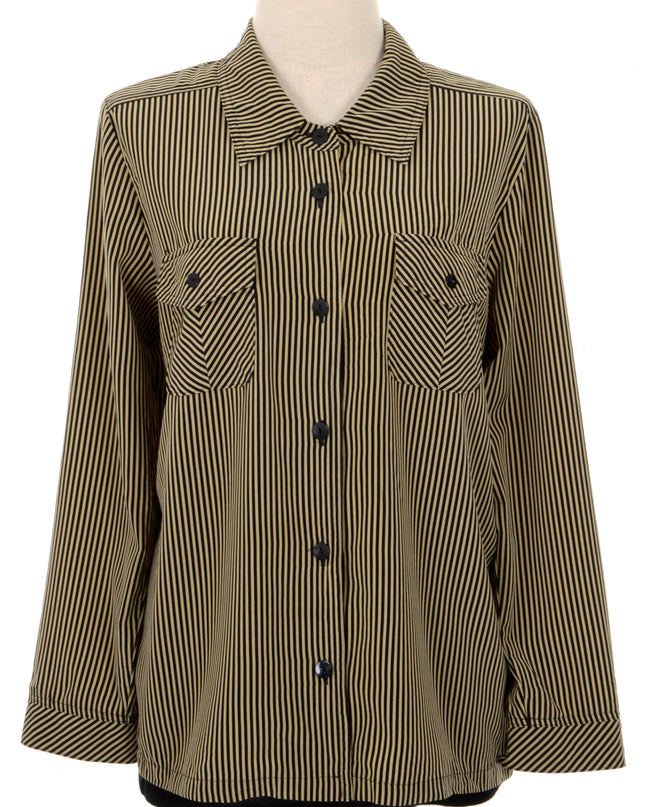 Vintage-Bluse - Gestreift II