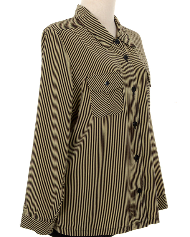 Vintage-Bluse - Gestreift II