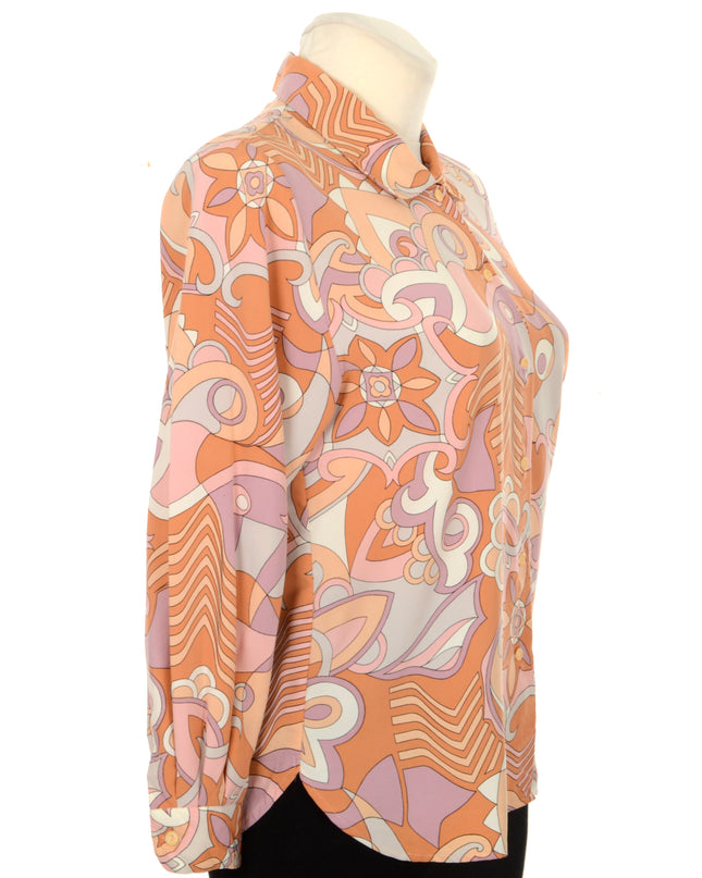 Vintage-Bluse - Mandala