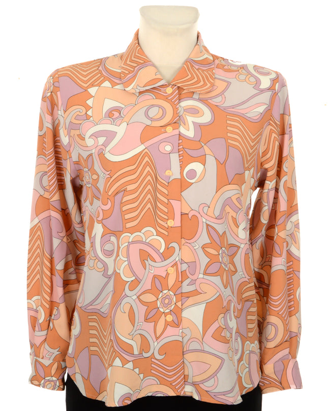 Vintage-Bluse - Mandala