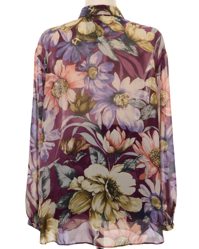 Vintage-Bluse - Echinacea
