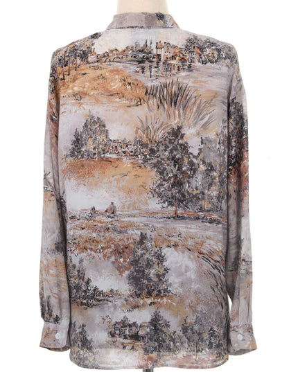 Vintage-Bluse – Landschaft