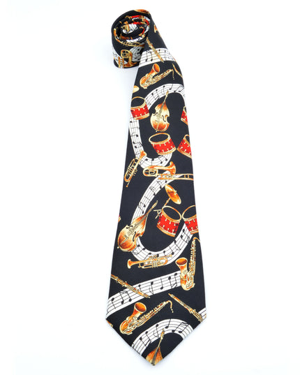 Vintage-Krawatte – Instrumente | Weihnachtskrawatten
