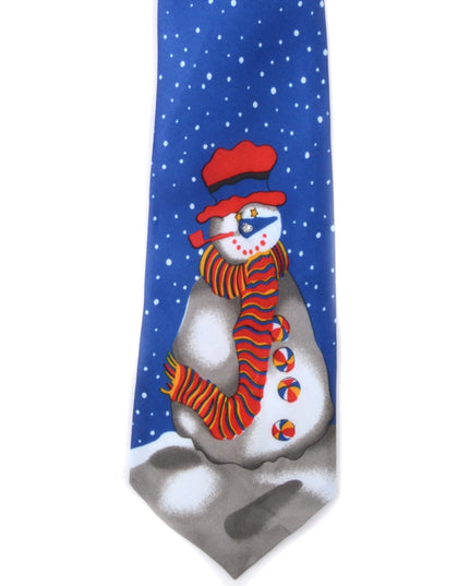 Vintage Tie - Snowman