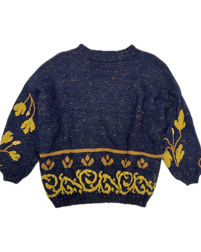 Vintage-Pullover – Zierdesign