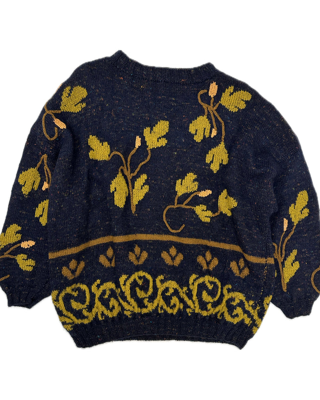 Vintage-Pullover – Zierdesign