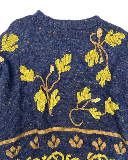 Vintage-Pullover – Zierdesign
