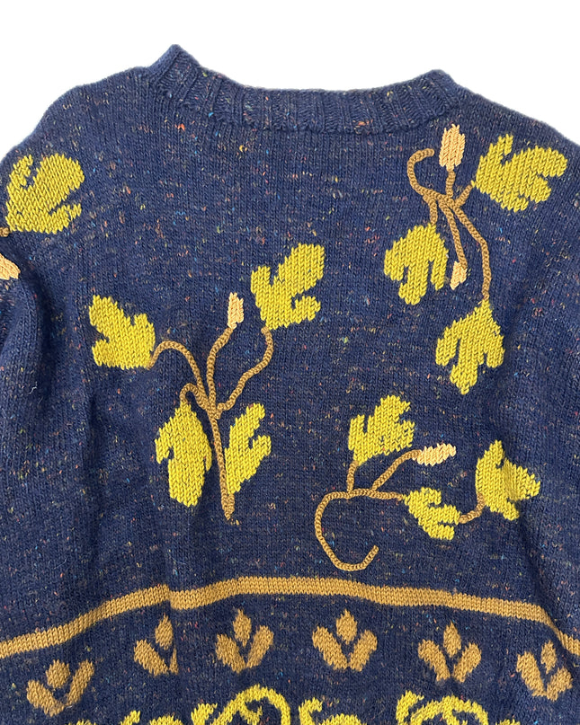 Vintage-Pullover – Zierdesign