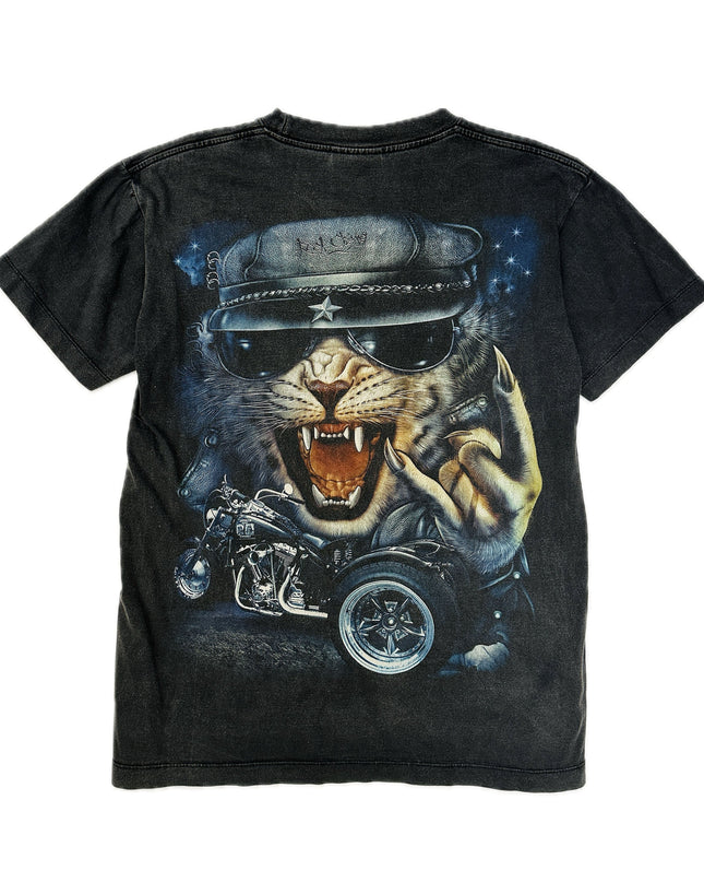 Vintage Rock Cat T-Shirt for Men and Women