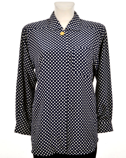 Vintage-Bluse – Polka Dots