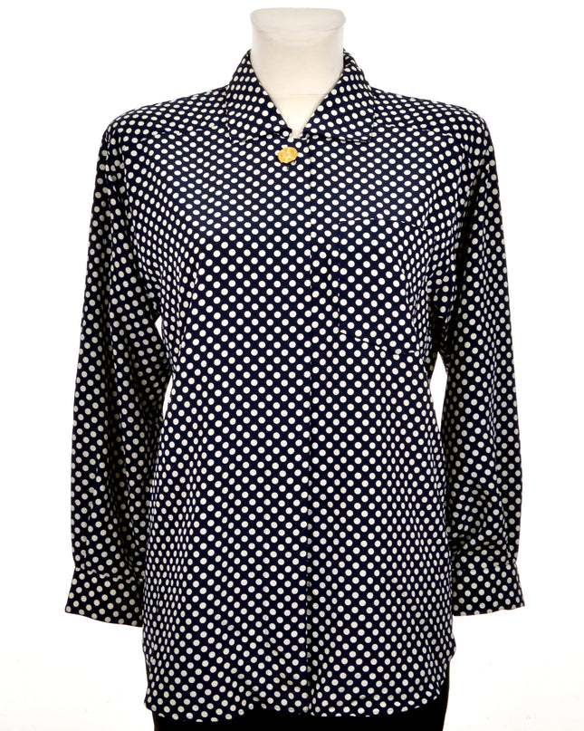 Vintage-Bluse – Polka Dots