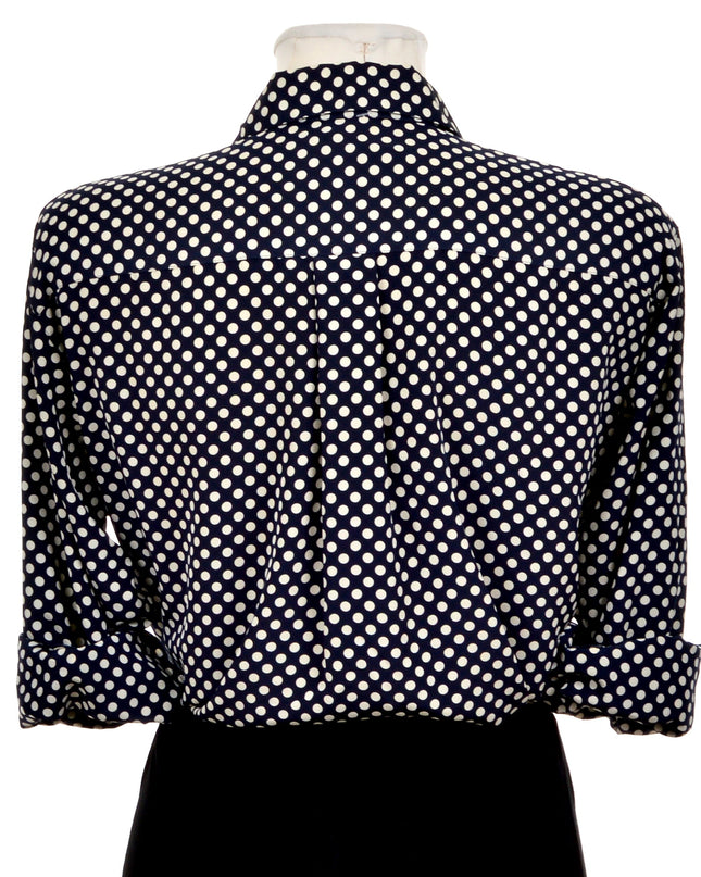 Vintage-Bluse – Polka Dots
