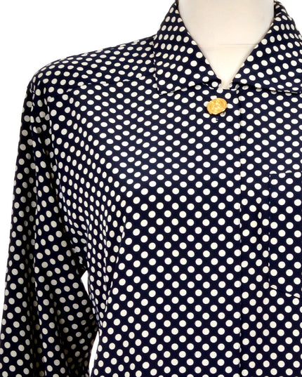 Vintage-Bluse – Polka Dots