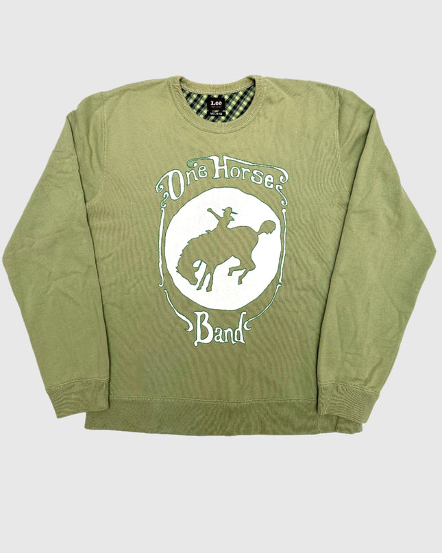Vintage Lee Sweater One Horse Band Family Christmas Sweater