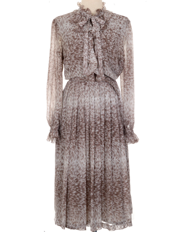 Vintage-Kleid - Rüschen