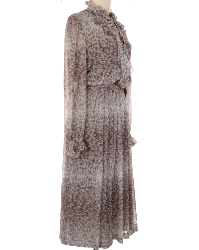 Vintage-Kleid - Rüschen