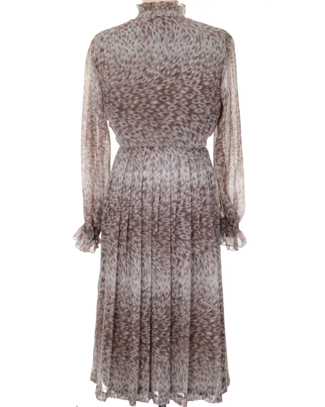 Vintage-Kleid - Rüschen