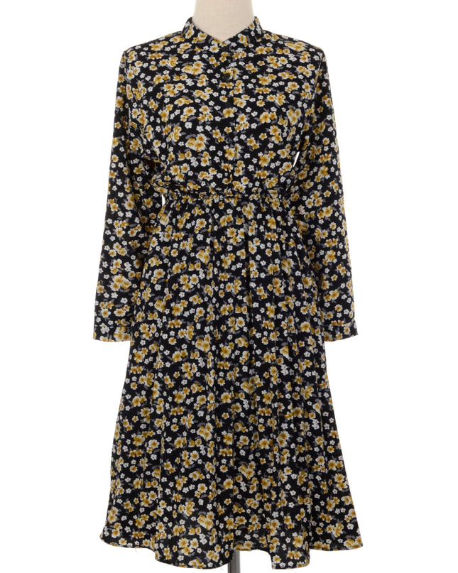 Vintage-Kleid – kleines Blumenmuster