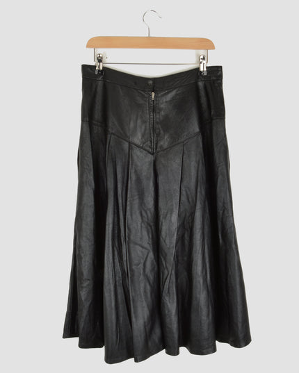 Vintage Leather Skirt - Black | Christmas Dresses