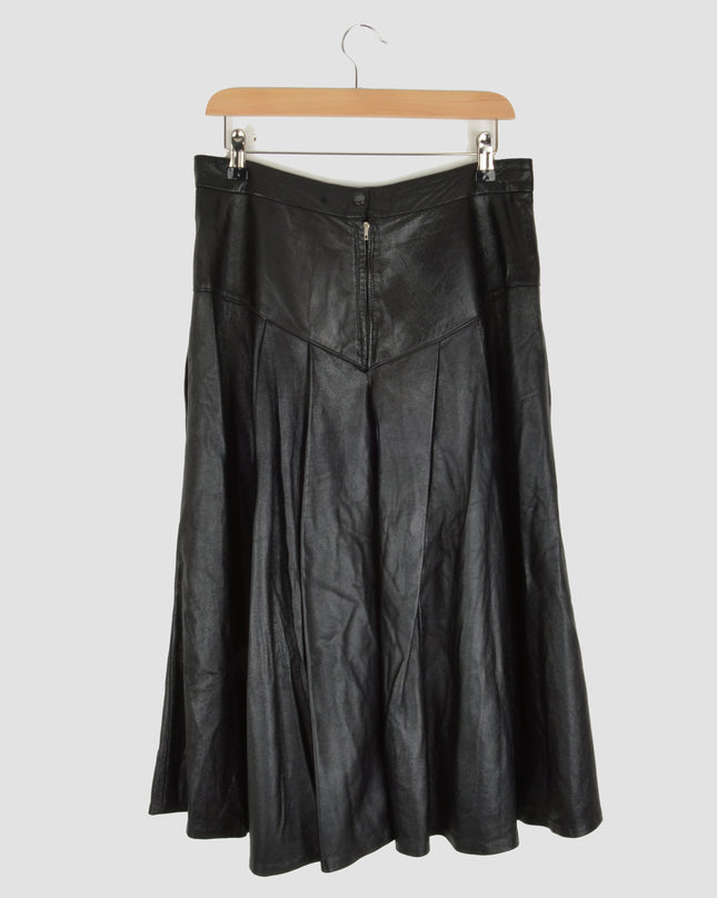 Vintage Leather Skirt - Black | Christmas Dresses