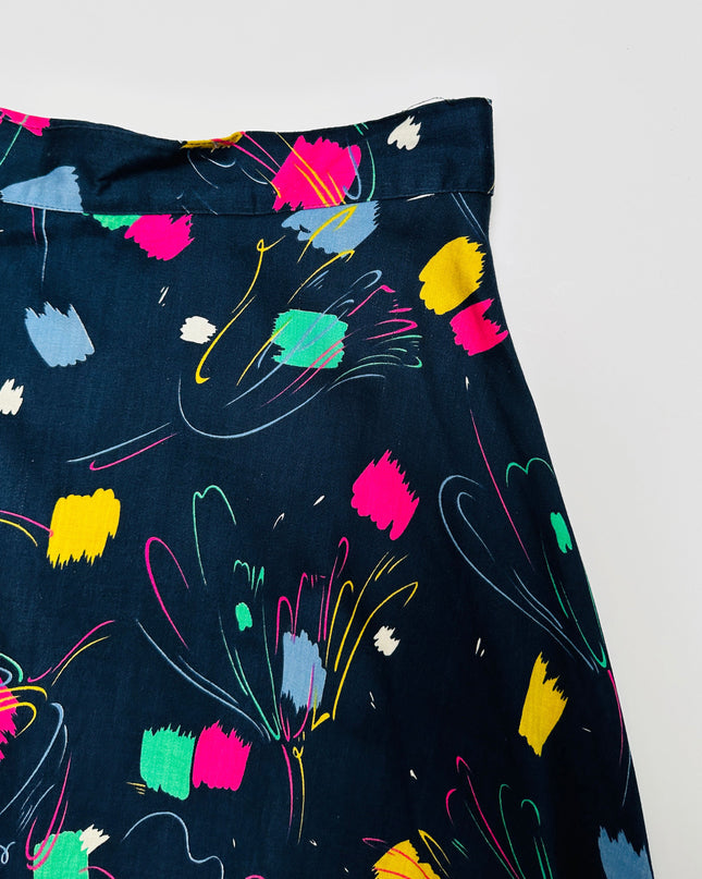 Vintage-Rock – Farbspritzer | Einzigartiges Kleid für kreative Looks