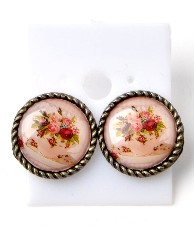 Ohrringe im Bouquet-Design