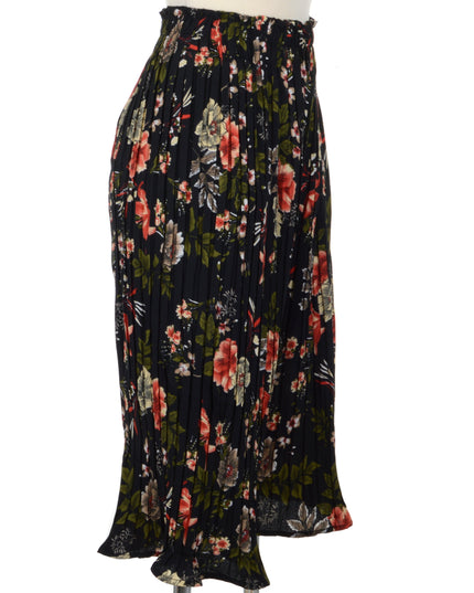 Floral Creased Pants