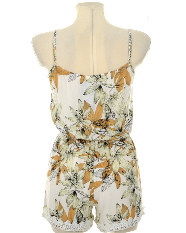 Yellow Floral Romper