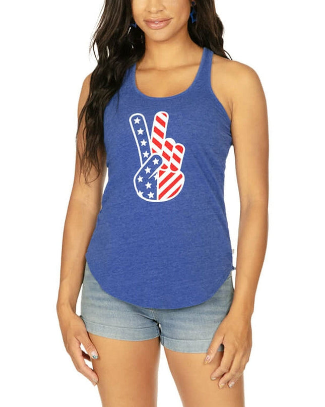 Women's Patriotic Peace Tank Top