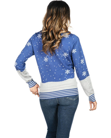 Women's Romantic Bumble Ugly Christmas Sweater