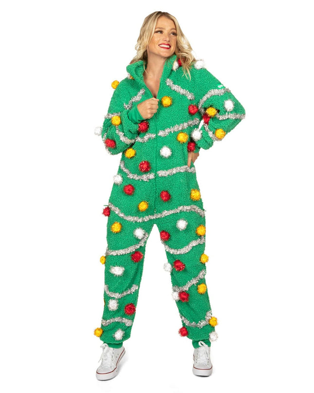 Matching Oh Christmas Tree Couples Jumpsuit