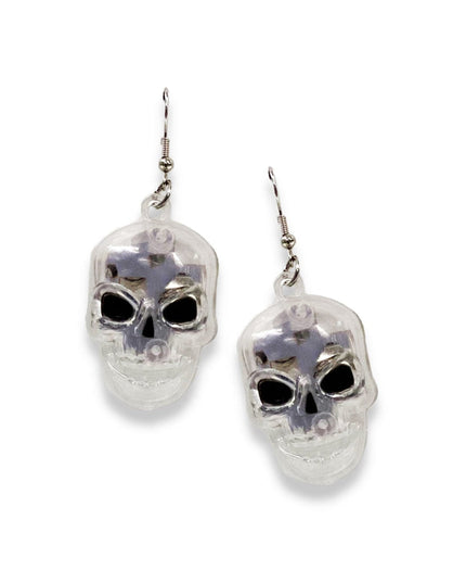 Light Up Skull Earrings