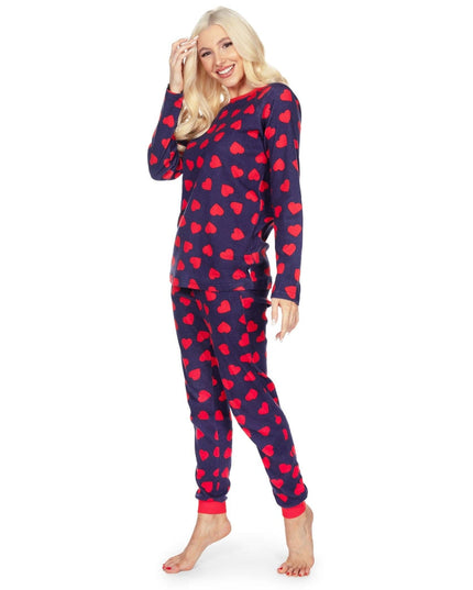 Women's Hearts on Fire Pajama Set