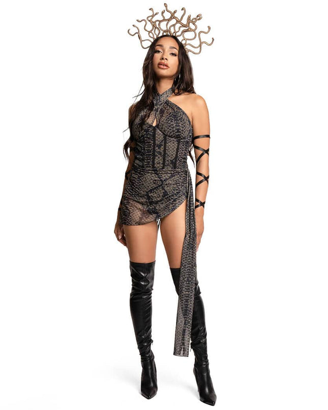 Women's Medusa Bodysuit Costume