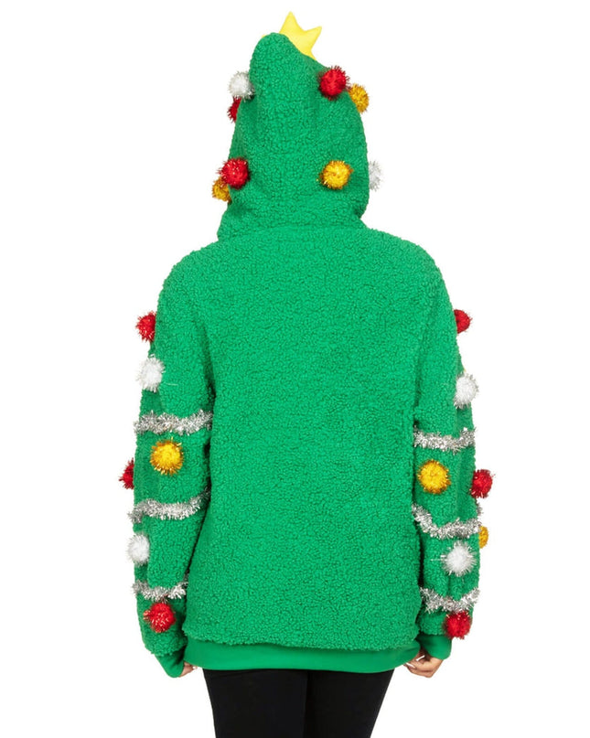 Women's Oh Christmas Tree Hooded Ugly Christmas Sweater