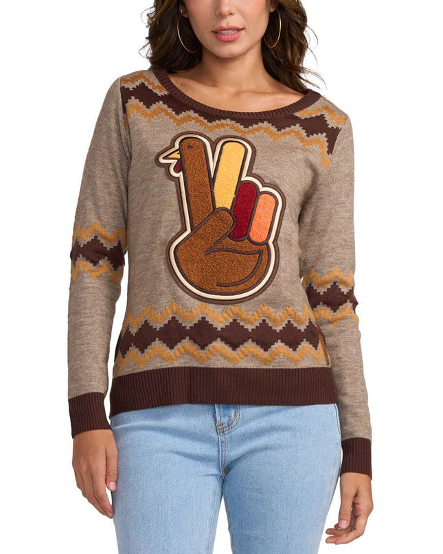 Women's Peace Turkey Sweater