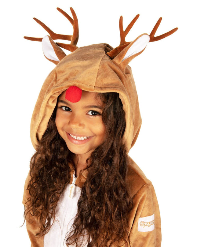 Girl's Rudolph Jumpsuit