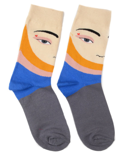 Fun Christmas Socks - Zokni Face Design