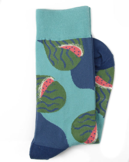 Lustige Weihnachtssocken – Zokni Wassermelonen-Design