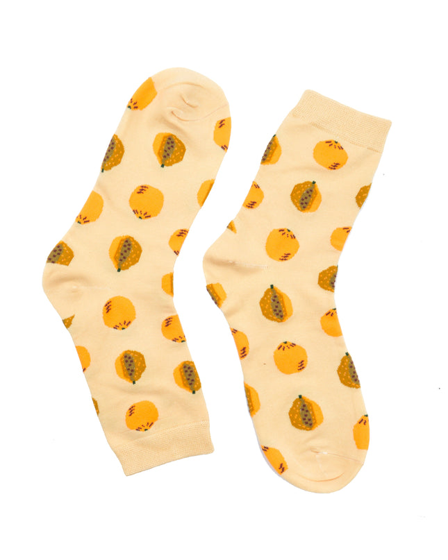 Fun Christmas Socks with Exotic Fruit III Design for All Ages