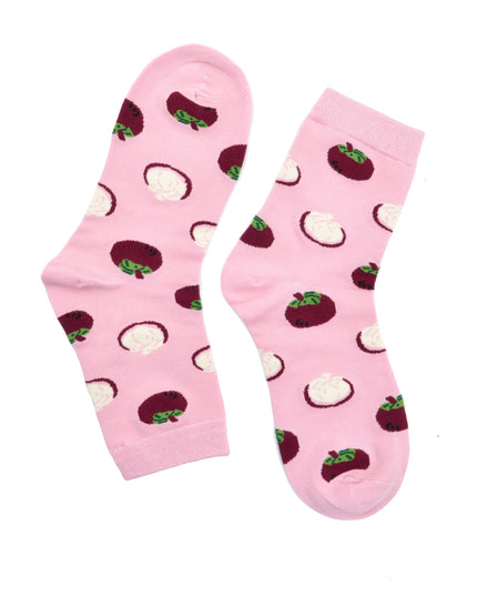 Fun Christmas Socks with Exotic Fruit IV Design for All Ages
