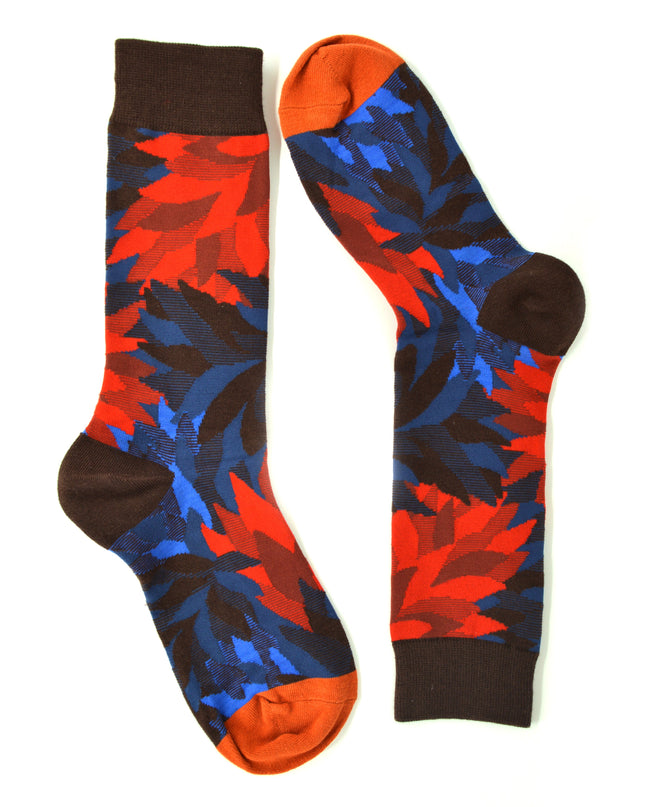 Lustige Weihnachtssocken – Zokni-Blätterdesign