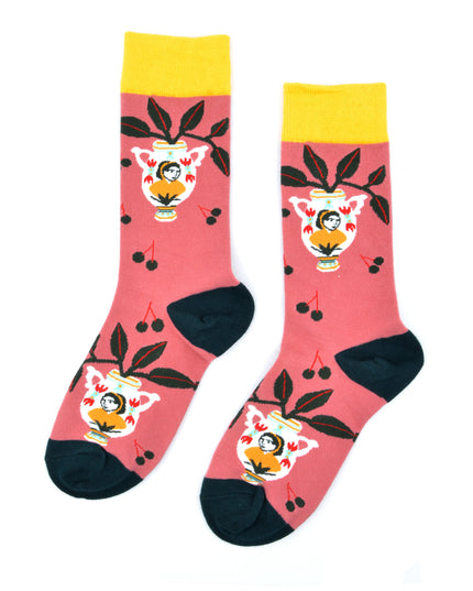 Lustige Weihnachtssocken – Zokni Porzellandesign