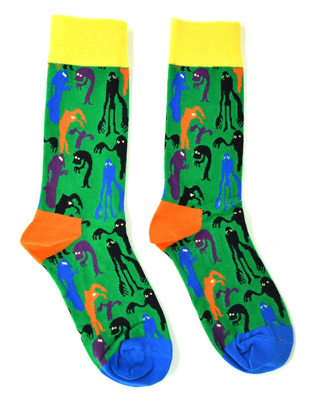 Lustige Halloween-Socken – Zokni Monsters Design