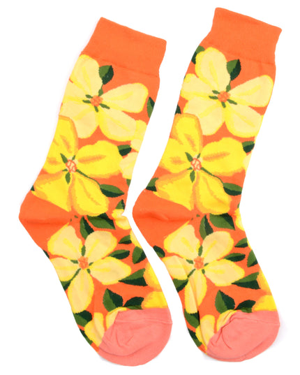 Socken mit Blumenmuster – fröhlich und farbenfroh